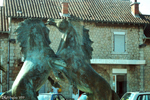 Grau-du-Roi - The horses in front of the station