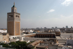 Tunis - The minaret and the mosque "Zitouna"