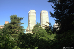 Two twin apartment towers