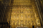 Séville - Retable de la grande chapelle dans la Cathédrale Notre-Dame du Siège
