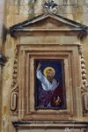 Victoria, Gozo - Peinture sur le mur extérieur d'une église