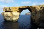 Blue Hole, Gozo - Suite à une tempête en 2017, l'arche de Blue Hole s'est effondrée