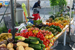 Sainte Anne - The market of Sainte Anne where I used to go every morning to buy fruit before going diving. A marvel of colour