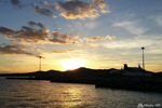 Golfo Aranci, Sardaigne - Coucher de soleil avant le départ du ferry pour Livourne