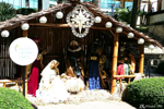 Cebu-city - Crèche de Noël au soleil à l'intérieur du centre commercial Ayala Mall