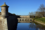 Saint-Vaast-La-Hougue - Bridge crossing the moat of La Hougue