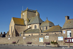 Barfleur - The church of Saint-Nicolas, built between the 12th and 17th centuries. The church dedicated to Saint Peter is notable for its square tower, 30 metres high