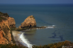 Pointe-Du-Hoc - A view of the cliff that the Rangers had to climb during the World War 2 landings