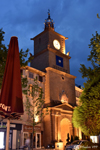 The clock at night, Salon de Provence - Salon de Provence - The night gives beautiful colours to the clock