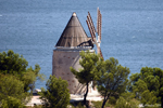Le moulin de Martigues - This mill has a panoramic view of the Etang de Berre, Martigues and the Mediterranean