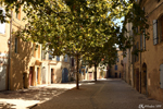 Eyguières - In the evening, this alley becomes the children's playground where parents can watch over them while chatting with the neighbours
