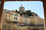 Pernes-Les-Fontaines - The clock that dominates the village