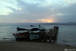 Coucher de soleil sur la plage