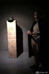 The replica of the first stone that demarcated the vineyards