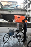 Mumbai - Delivery of newspapers