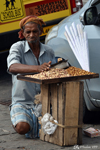 Mumbai - Un vendeur de cacahuètes