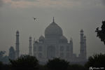 Agra - Taj Mahal seen from across the river