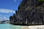 Coron - Black Limestone Rocks