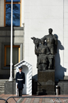 Statue in front of the Rada of Ukraine (Parliament)