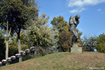 Statue in the park of the Statue of the Motherland