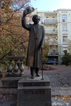 Monument to the Yiddish author Sholem Aleichem