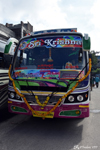 Buses decorated for Divali