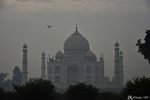 Taj Mahal seen from across the river