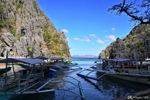 Exit from the port of Coron